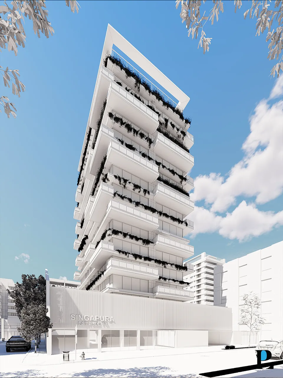Singapura — Modelo 3D